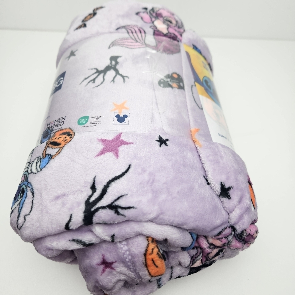 Stitch Blanket Oversized Throw Disney Halloween Blanket - Picture 4 of 8